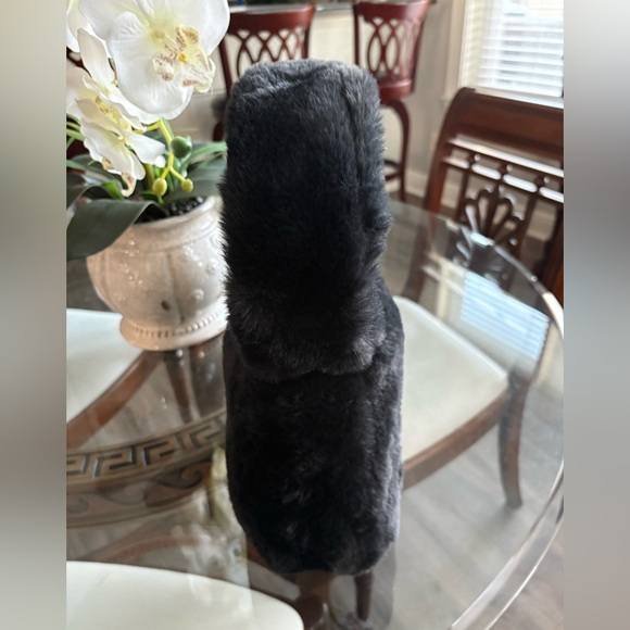 🖤🖤PARIS HILTON FOREVER FUR BLACK BAGUETTE/SHOULDER BLING BAG!🖤🖤 - Picture 4 of 8